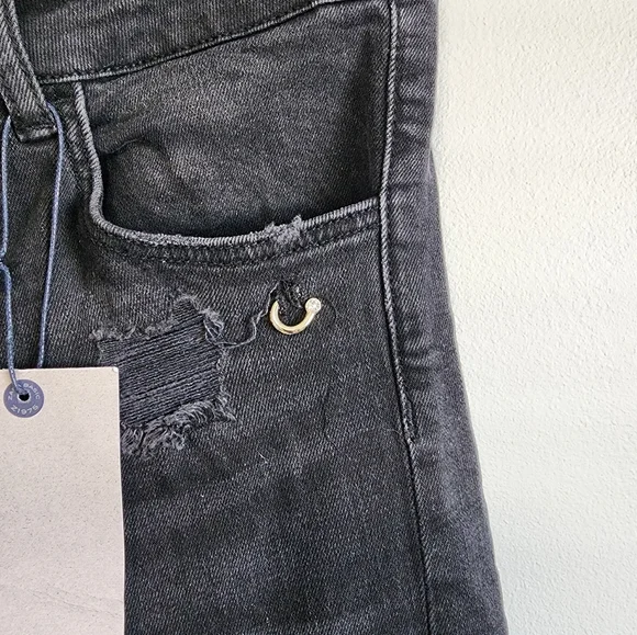 NWT Zara Black Distressed Skinny Jeans! - Picture 3 of 6
